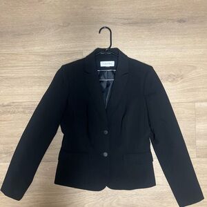 Calvin Klein Black Two-Button Women's Blazer